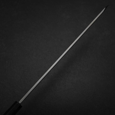 Kiritsuke Yanagiba Silver Steel #3 Kasumi Buffalo Ebony Handle 300mm (Sori)-[Musashi]-[Japanese-Kitchen-Knives]