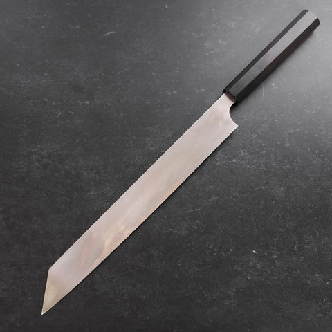 Kiritsuke Yanagiba VG-10 Polished Buffalo Ebony Handle 300mm-[Musashi]-[Japanese-Kitchen-Knives]