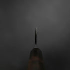 Kobunka Blue Steel #2 Kurouchi Ebony Handle 120mm-[Musashi]-[Japanese-Kitchen-Knives]