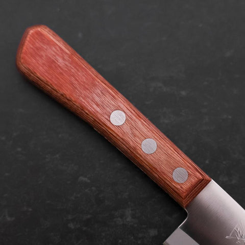 Kodeba AUS-6 Polished Brown Western Handle 95mm-[Musashi]-[Japanese-Kitchen-Knives]