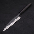 Koyanagi Blue Super Kurouchi Buffalo Ebony Handle 150mm-[Musashi]-[Japanese-Kitchen-Knives]