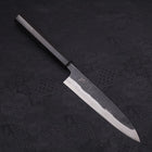 Koyanagi Blue Super Kurouchi Buffalo Ebony Handle 150mm-[Musashi]-[Japanese-Kitchen-Knives]