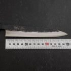 Koyanagi Blue Steel #1 Kurouchi Dark Blue Urushi Handle 150mm-[Musashi]-[Japanese-Kitchen-Knives]