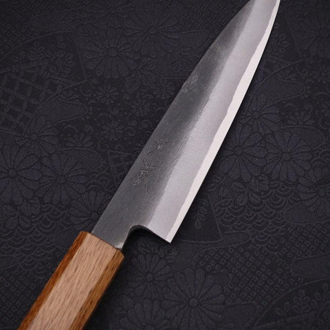 Koyanagi White Steel #2 Kurouchi Yaki Urushi Handle 150mm-[Musashi]-[Japanese-Kitchen-Knives]
