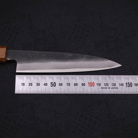 Koyanagi White Steel #2 Kurouchi Yaki Urushi Handle 150mm-[Musashi]-[Japanese-Kitchen-Knives]