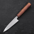 Koyanagi White Steel #2 Nashiji Sumi Urushi Handle 120mm-[Musashi]-[Japanese-Kitchen-Knives]