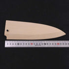 Magnolia Saya Sheath for Deba with Pin 180mm (7”)-[Musashi]-[Japanese-Kitchen-Knives]