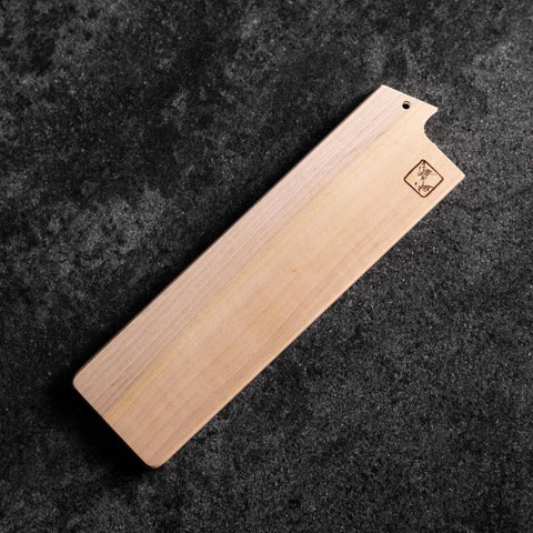 Magnolia Saya Sheath for Nakiri Knife with Pin 180mm (7”)-[Musashi]-[Japanese-Kitchen-Knives]
