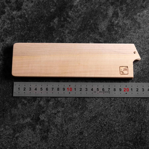 Magnolia Saya Sheath for Nakiri Knife with Pin 180mm (7”)-[Musashi]-[Japanese-Kitchen-Knives]