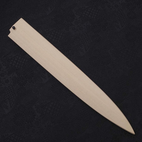 Magnolia Saya Sheath for Yanagiba with Pin 300mm (11.8”)-[Musashi]-[Japanese-Kitchen-Knives]