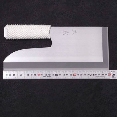 Menkiri (Noodle Knife) Blue Steel #2 Nashiji 300mm-[Musashi]-[Japanese-Kitchen-Knives]