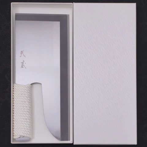 Menkiri (Noodle Knife) Blue Steel #2 Nashiji 300mm-[Musashi]-[Japanese-Kitchen-Knives]