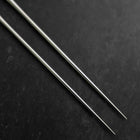 Moribashi Chopsticks Stainless Ebony Handle 150mm with Ebony Sheath and Storage Pouch (5.9”)-[Musashi]-[Japanese-Kitchen-Knives]