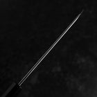 Mukimono Blue Steel #2 Suminagashi Buffalo Ebony Handle 170mm-[Musashi]-[Japanese-Kitchen-Knives]