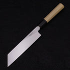 Mukimono White Steel #2 Kasumi Buffalo Magnolia Handle 180mm-[Musashi]-[Japanese-Kitchen-Knives]