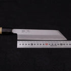 Mukimono White Steel #2 Kasumi Buffalo Magnolia Handle 180mm-[Musashi]-[Japanese-Kitchen-Knives]