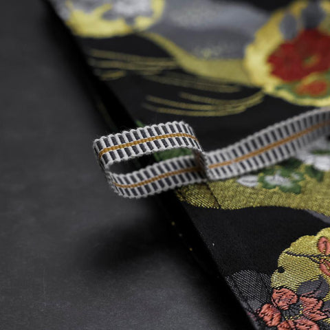 Musashi Japanese Style Kitchen Knife Roll Michi-naga Yukiwamon 1 Pocket Handmade-[Musashi]-[Japanese-Kitchen-Knives]