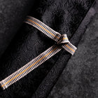 Musashi Japanese Style Kitchen Knife Roll Phoenix Black 2 Pockets Handmade-[Musashi]-[Japanese-Kitchen-Knives]