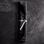 Musashi Japanese Style Kitchen Knife Roll Phoenix Black 2 Pockets Handmade-[Musashi]-[Japanese-Kitchen-Knives]