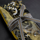 Musashi Japanese Style Kitchen Knife Roll Uzumaki Tsuru-Mai 4 Pockets Handmade-[Musashi]-[Japanese-Kitchen-Knives]