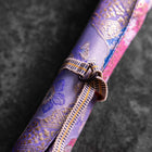 Musashi Japanese Style Kitchen Knife Roll Yamagata Kikkamon - Purple 2 Pockets Handmade-[Musashi]-[Japanese-Kitchen-Knives]