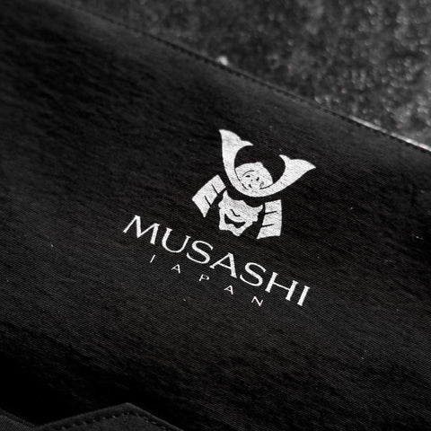 Musashi Japanese Style Kitchen Knife Roll Yamagata Kikkamon - Purple 2 Pockets Handmade-[Musashi]-[Japanese-Kitchen-Knives]