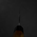 Nakiri 440C Nashiji Damascus Buffalo Bubinga Handle 165mm-[Musashi]-[Japanese-Kitchen-Knives]