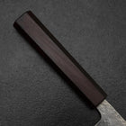 Nakiri 440C Nashiji Damascus Purple Urushi Handle 165mm-[Musashi]-[Japanese-Kitchen-Knives]