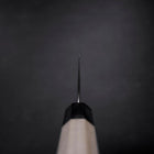 Nakiri AUS-10 Mirror Tsuchime Damascus Buffalo Magnolia Handle 165mm-[Musashi]-[Japanese-Kitchen-Knives]