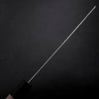 Nakiri AUS-10 Mirror Tsuchime Damascus Buffalo Magnolia Handle 165mm-[Musashi]-[Japanese-Kitchen-Knives]