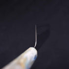 Nakiri AUS-10 Nashiji Damascus Ocean White Mix Handle 165mm-[Musashi]-[Japanese-Kitchen-Knives]