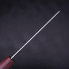 Nakiri AUS-10 Tsuchime Damascus Cherry Wood Handle 165mm-[Musashi]-[Japanese-Kitchen-Knives]