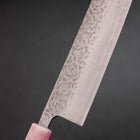 Nakiri AUS-10 Tsuchime Damascus Ocean Sakura Handle 165mm-[Musashi]-[Japanese-Kitchen-Knives]