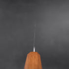Nakiri AUS-10 Tsuchime Damascus Yaki Urushi Handle 165mm-[Musashi]-[Japanese-Kitchen-Knives]