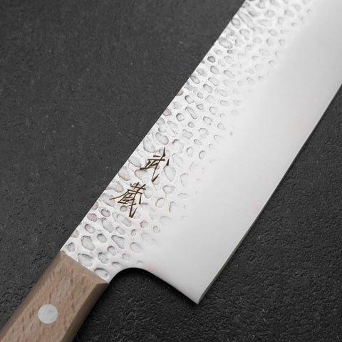 Nakiri AUS-6 Tsuchime Western Handle 170mm-[Musashi]-[Japanese-Kitchen-Knives]
