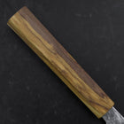 Nakiri AUS-8 Nashiji Olive Handle 165mm-[Musashi]-[Japanese-Kitchen-Knives]