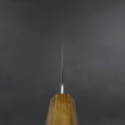 Nakiri AUS-8 Polished Yaki Urushi Handle 165mm (6.5”)-[Musashi]-[Japanese-Kitchen-Knives]