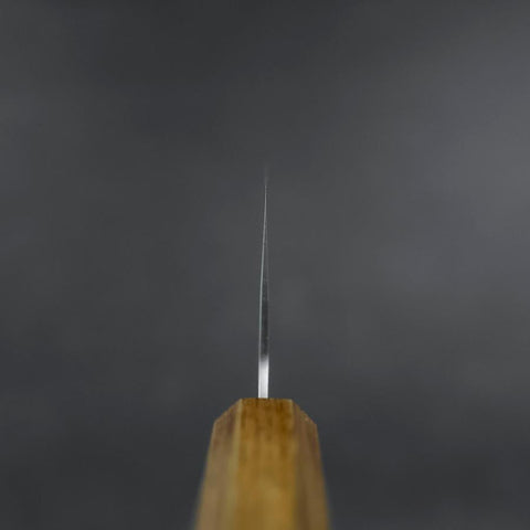 Nakiri AUS-8 Polished Yaki Urushi Handle 165mm (6.5”)-[Musashi]-[Japanese-Kitchen-Knives]