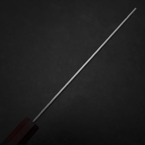 Nakiri AUS-8 Tsuchime Damascus Pakka Handle 165mm (6.5”)-[Musashi]-[Japanese-Kitchen-Knives]