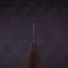 Nakiri Blue Steel #2 Walnut Handle 200mm (7.9”)-[Musashi]-[Japanese-Kitchen-Knives]