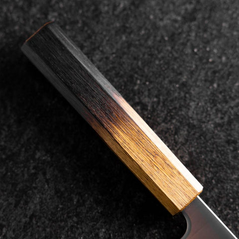 Nakiri Blue Super Polished Yaki Urushi Handle 165mm (6.5”)-[Musashi]-[Japanese-Kitchen-Knives]