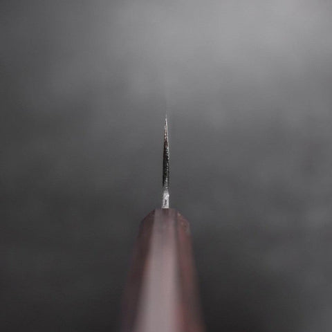 Nakiri Blue Steel #2 Kurouchi Ebony Handle 120mm-[Musashi]-[Japanese-Kitchen-Knives]