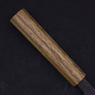 Nakiri Blue Steel #2 Kurouchi Oak Handle 165mm-[Musashi]-[Japanese-Kitchen-Knives]