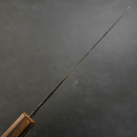 Nakiri Blue Steel #2 Kurouchi Sumi Urushi Handle 165mm-[Musashi]-[Japanese-Kitchen-Knives]