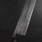 Nakiri Blue Steel #2 Kurouchi Walnut Handle 165mm-[Musashi]-[Japanese-Kitchen-Knives]