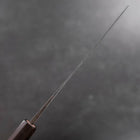 Nakiri Blue Steel #2 Kurouchi Walnut Handle 165mm-[Musashi]-[Japanese-Kitchen-Knives]