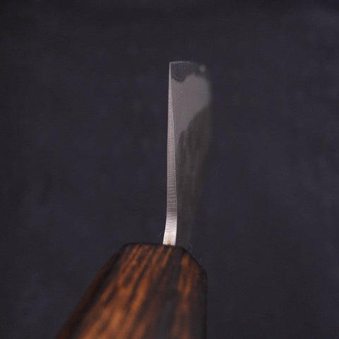 Nakiri Blue Steel #2 Nashiji Sumi Urushi Handle 165mm-[Musashi]-[Japanese-Kitchen-Knives]