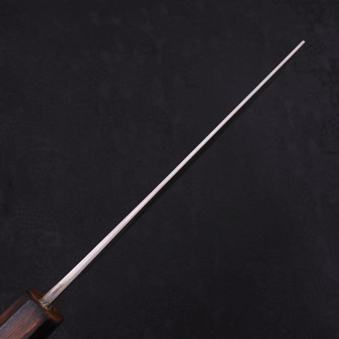 Nakiri Blue Steel #2 Nashiji Sumi Urushi Handle 165mm-[Musashi]-[Japanese-Kitchen-Knives]