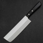 Nakiri Chromax Polished Western Black Handle 165mm (6.5”)-[Musashi]-[Japanese-Kitchen-Knives]