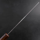 Nakiri Chromax Tsuchime Sumi Urushi Handle 165mm-[Musashi]-[Japanese-Kitchen-Knives]